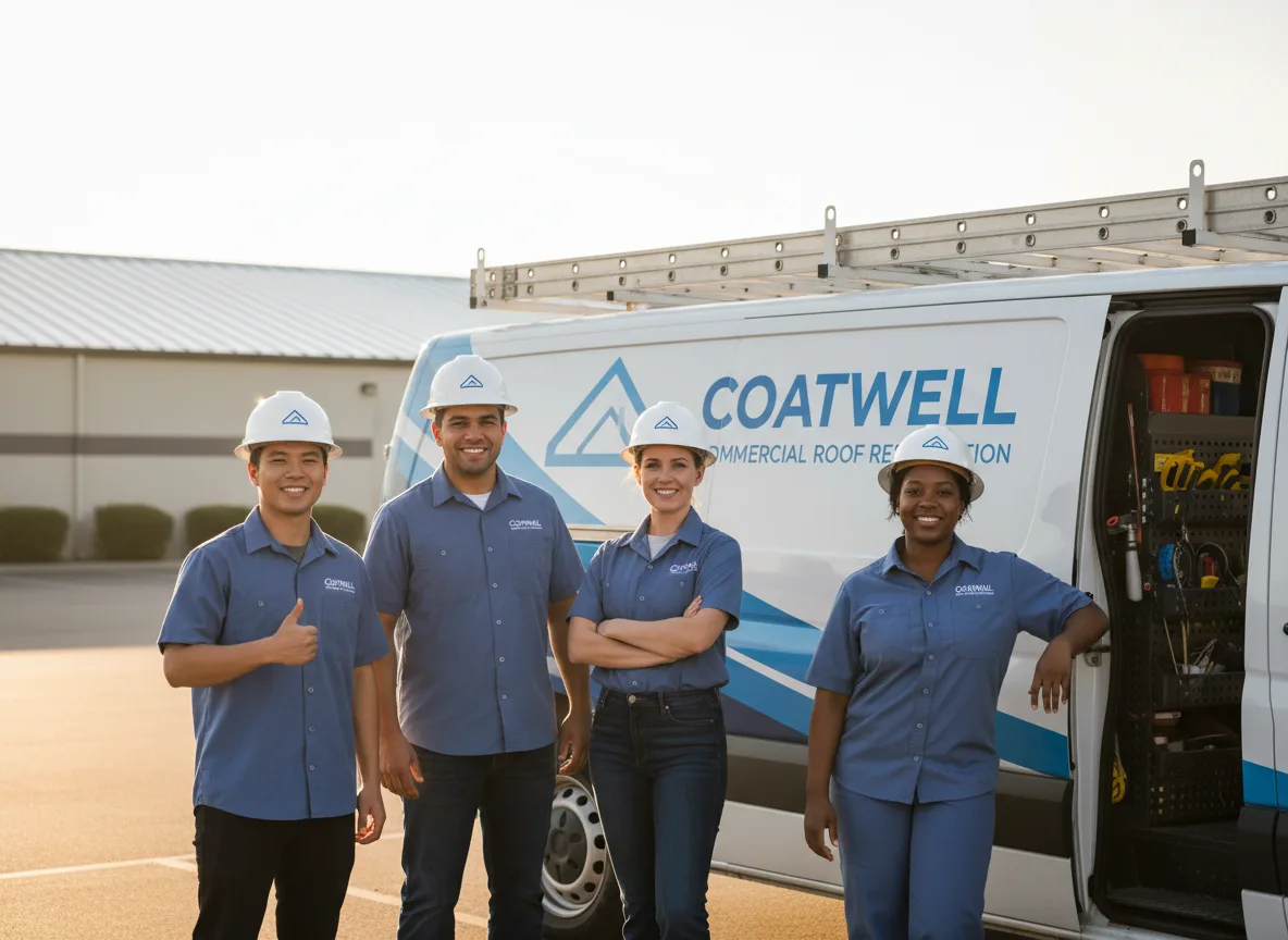 Commercial roof coating company in New Auburn, WI