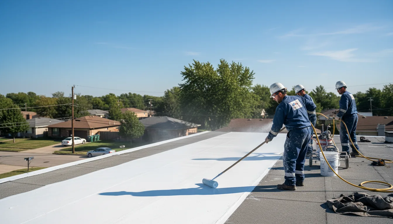 Commercial roof coating in New Auburn, WI near me